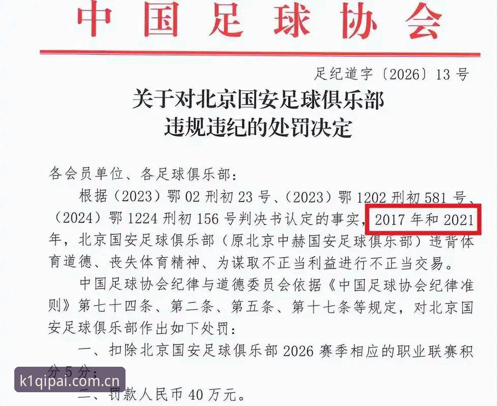 棋牌游戏官方网站 中国足协第三批禁足名单出炉:3大重点+65人受罚,从K1棋牌平台看足球反腐新动向